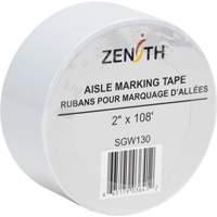 Aisle Marking Tape, 2" x 108', PVC, White Distribution Industrielle GC