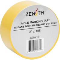 Aisle Marking Tape, 2" x 108', PVC, Yellow Distribution Industrielle GC