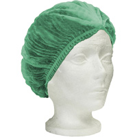 Bonnet bouffant pliss&eacute; Ronco Care, Polypropyl&egrave;ne, 21", Vert Distribution Industrielle GC