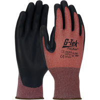 Gants r&eacute;sistants aux coupures G-Tek PolyKor X7 Neuroma, Taille Petit, Calibre 18, Rev&ecirc;tement Polyur&eacute;thane, Enveloppe en Poly&eacute;thyl&egrave;ne, ASTM ANSI niveau A3/EN 388 niveau C Distribution Industrielle GC
