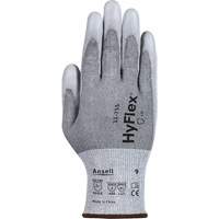 HyFlex&reg; 11-755 Cut Resistant Gloves, Size 6, 18 Gauge, Polyurethane Coated, Polyester/HPPE/Tungsten/Spandex Shell, ASTM ANSI Level A5/EN 388 Level E Distribution Industrielle GC