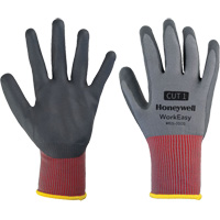 Gants de protection contre les coupures WorkEasy, Taille 6/T-petit, Calibre 13, Rev&ecirc;tement Mousse de nitrile, Enveloppe en Polyester, EN 388 niveau 1 Distribution Industrielle GC