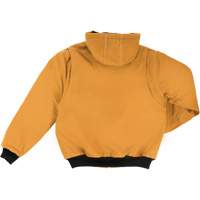 Blouson d'aviateur en toile lourde avec capuchon, Hommes, Petit, Brun Distribution Industrielle GC