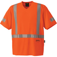 6900 T-shirt de protection contre les rayons UV CoolPass, 3T-Grand, Orange haute visibilit&eacute; Distribution Industrielle GC
