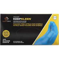 KeepKleen&reg; Disposable Glove, Small, Nitrile, 2.8-mil, Powder-Free, Blue Distribution Industrielle GC
