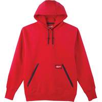 Heavy-Duty Pullover Hoodie, Men's, Small, Red Distribution Industrielle GC