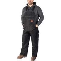Salopette GridIron de longueur standard avec fermeture &agrave; glissi&egrave;re jusqu'&agrave; la cuisse, Hommes, Grand, Noir Distribution Industrielle GC