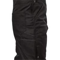 Salopette GridIron de longueur standard avec fermeture &agrave; glissi&egrave;re jusqu'&agrave; la cuisse, Hommes, Grand, Noir Distribution Industrielle GC