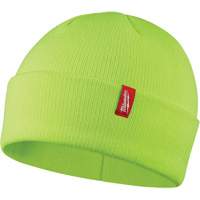 Tuque &agrave; revers haute visibilit&eacute;, Taille unique, Vert Distribution Industrielle GC