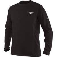 T-shirt &agrave; manches longues Workskin, Hommes, Petit, Noir Distribution Industrielle GC