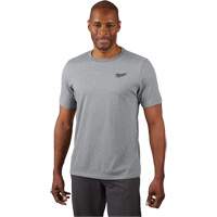 T-shirt de travail hybride, Hommes, Petit, Gris Distribution Industrielle GC