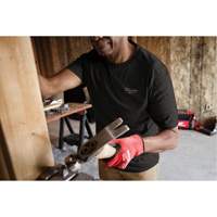 T-shirt de travail hybride, Hommes, Petit, Noir Distribution Industrielle GC