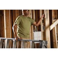 T-shirt de travail hybride, Hommes, Petit, Vert Distribution Industrielle GC