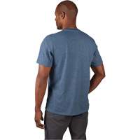 T-shirt de travail hybride, Hommes, Petit, Bleu Distribution Industrielle GC