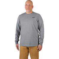 T-shirt de travail hybride, Hommes, Petit, Gris Distribution Industrielle GC