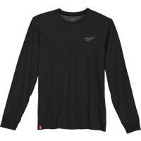 T-shirt de travail hybride, Hommes, Petit, Noir Distribution Industrielle GC