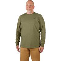 T-shirt de travail hybride, Hommes, Petit, Vert Distribution Industrielle GC