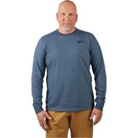 T-shirt de travail hybride, Hommes, Petit, Bleu Distribution Industrielle GC