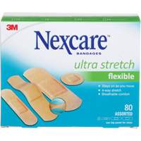 Pansements ultra-extensibles Nexcare, Assorti, Plastique, Non st&eacute;rile Distribution Industrielle GC