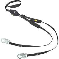 V-Series Utility Energy Absorbing Lanyard, 6', Snap Hook Center, Snap Hook Leg Ends, Nylon Distribution Industrielle GC
