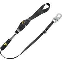 Longe utilitaire &agrave; amortisseur d'&eacute;nergie V-Series, 6', Point d'ancrage &agrave; Crochet mousqueton, Crochet mousqueton aux jambes, Nylon Distribution Industrielle GC