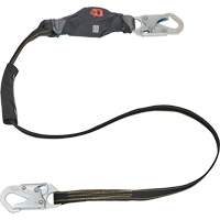 Anti-Corrosion Energy Absorbing Lanyard, 6', Rebar Hook Center, Snap Hook Leg Ends, Polyester Distribution Industrielle GC
