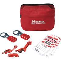 Trousse de cadenassage de base sans cadenas, Ensemble &eacute;lectrique, 8 composants compris Distribution Industrielle GC