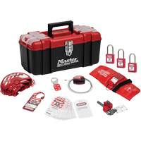 Standard Personal Lockout Kit with Zenex Thermoplastic Locks, Valve Kit, 13 Components Distribution Industrielle GC
