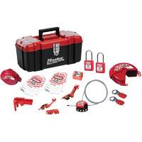 Basic Lockout Kit with Zenex Thermoplastic Locks, Electrical/Valve Kit, 19 Components Distribution Industrielle GC