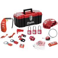 Standard Lockout Kit with Zenex Thermoplastic Locks, Electrical/Valve Kit, 27 Components Distribution Industrielle GC