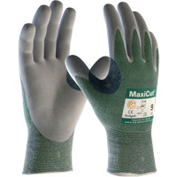 Gants en tissu technique r&eacute;sistant aux coupures ATG MaxiCut, Taille Grand, Calibre 15, Rev&ecirc;tement Nitrile, Enveloppe en Fil technique, ASTM ANSI niveau A2/EN 388 niveau 3/EN 388 niveau B Distribution Industrielle GC