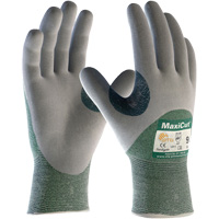 Gants en tissu technique r&eacute;sistant aux coupures ATG MaxiCut, Taille Grand, Calibre 15, Rev&ecirc;tement Nitrile, Enveloppe en Fil technique, ASTM ANSI niveau A2/EN 388 niveau 3/EN 388 niveau B Distribution Industrielle GC
