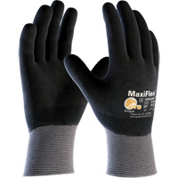 Gants compatibles avec les &eacute;crans tactiles ATG MaxiFlex Ultimate, Grand, R&ecirc;vetement Nitrile, Calibre 15, Enveloppe en Nylon/&eacute;lasthanne Distribution Industrielle GC