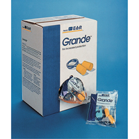 Bouchons d'oreilles classiques E-A-R, Vrac - Sac en poly, Grand, Avec cordon Distribution Industrielle GC