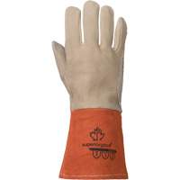 TIG Welding Gloves, Grain Deerskin, Size Medium Distribution Industrielle GC