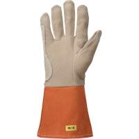 TIG Welding Gloves, Grain Deerskin, Size Medium Distribution Industrielle GC