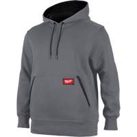 Midweight Pullover Hoodie, Men's, Small, Grey Distribution Industrielle GC