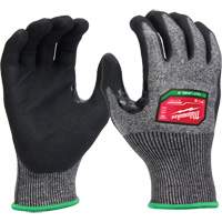Gants enduits par trempage &agrave; dext&eacute;rit&eacute; &eacute;lev&eacute;e, Taille Petit, Calibre 18, Rev&ecirc;tement Nitrile, Enveloppe en Poly&eacute;thyl&egrave;ne, ASTM ANSI niveau A6/EN 388 niveau F Distribution Industrielle GC