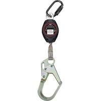 Cordage de s&eacute;curit&eacute; autor&eacute;tractable avec mousqueton moyen Dynamic, 7', Polyester, Pivotant Distribution Industrielle GC
