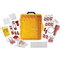 Station de cadenassage &eacute;lectrique avec cadenas de s&eacute;curit&eacute; en nylon &agrave; cl&eacute; identique, Cadenas Plastique, Capacit&eacute; de 55, Cadenas Compris Distribution Industrielle GC
