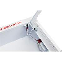 Semi-Recessed Large Cabinet with Alarm, Zoll AED Plus&reg;/Zoll AED 3/Cardio-Science/Physio-Control For, Non-Medical Distribution Industrielle GC