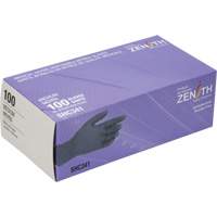 Gants jetables de calibre m&eacute;dical, Moyen, Nitrile, 6 mils, Sans poudre, Noir, Classe 2 Distribution Industrielle GC