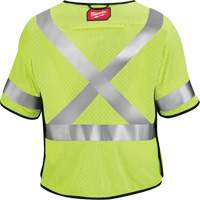 Gilet de s&eacute;curit&eacute; &agrave; maille d&eacute;tachable, Noir/Jaune lime haute visibilit&eacute;, Moyen/Petit Distribution Industrielle GC