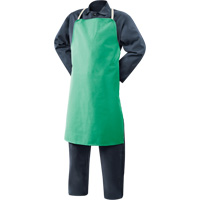 Weldlite Fire-Resistant Cotton Apron, Bib, 36" L, Green Distribution Industrielle GC