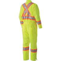 5999A Traffic Safety Coveralls, X-Small, High Visibility Lime-Yellow Distribution Industrielle GC