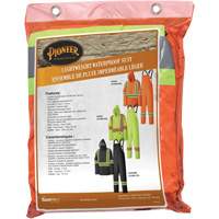 5598 Combinaison de pluie imperm&eacute;able et l&eacute;g&egrave;re, Polyester/PVC, Petit, Orange haute visibilit&eacute; Distribution Industrielle GC