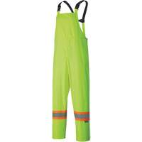 5599 Combinaison de pluie imperm&eacute;able et l&eacute;g&egrave;re, Polyester/PVC, T-petit, Jaune lime haute visibilit&eacute; Distribution Industrielle GC