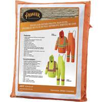 5608 Combinaison de pluie imperm&eacute;able 210D, Polyester/PVC, Petit, Orange haute visibilit&eacute; Distribution Industrielle GC