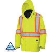 5633 The Rock 3-in-1 Parka, High Visibility Lime-Yellow, X-Small Distribution Industrielle GC