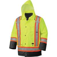 5021BB Waterproof 7-in-1 Parka, High Visibility Lime-Yellow, X-Small Distribution Industrielle GC